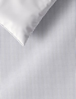 Percale Striped Bedding Set | M&S