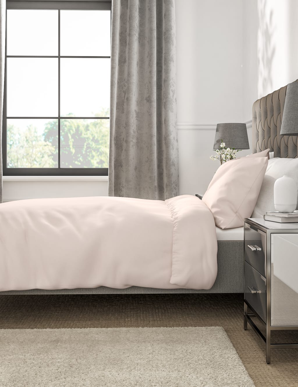 Cotton Rich Percale Duvet Cover image 1