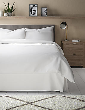 Perkálová plachta na postel s&nbsp;vysokým podílem bavlny