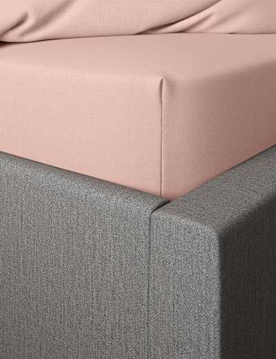 Cotton Rich Percale Deep Fitted Sheet