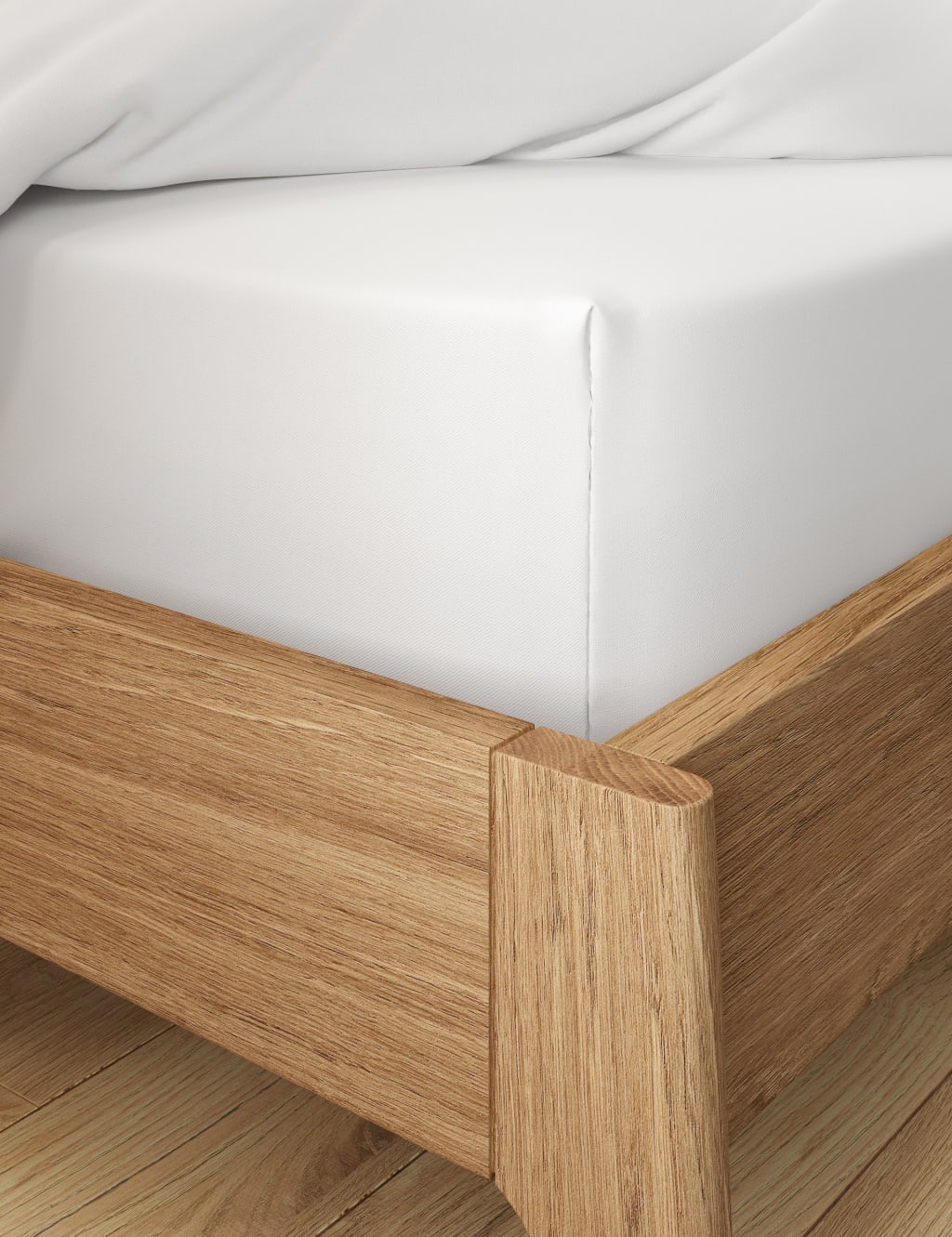 Cotton Rich Percale Deep Fitted Sheet