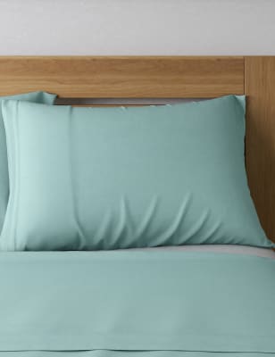 Lot de 2&nbsp;taies d'oreiller en percale