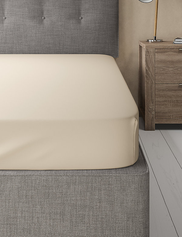 Cotton Rich Percale Fitted Sheet - FI