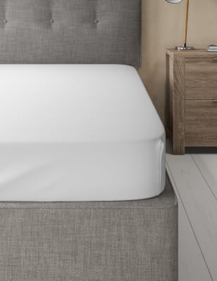 Cotton Rich Percale Fitted Sheet - AT