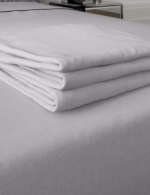 Cotton Rich Percale Flat Sheet - QA