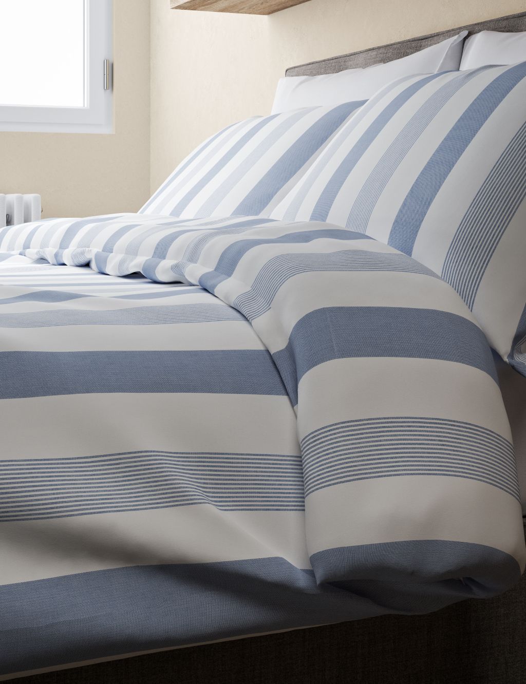 Hadley Pure Cotton Striped Bedding Set image 3
