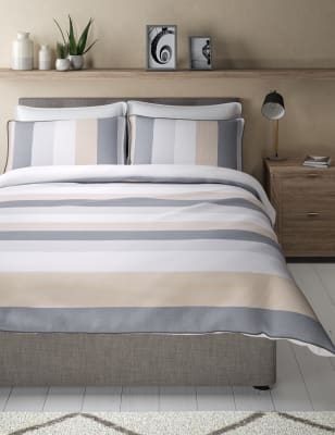 Brooklyn Striped Bedding Set Bedding Sets Marks And Spencer Ca