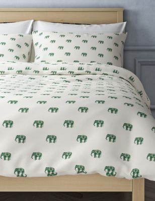 Elephant Print Bedding Set Bedding Sets Marks And Spencer No