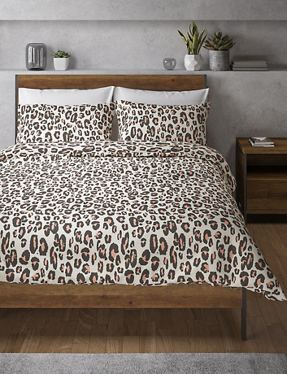 Leopard Print Bedding Set Bedding Sets Marks And Spencer Es