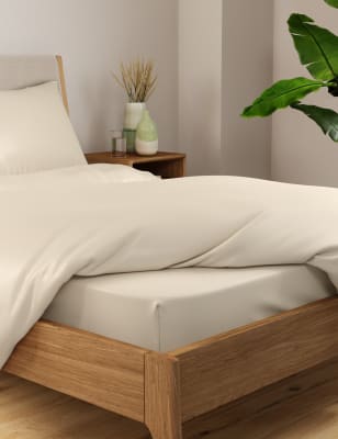 

Egyptian Cotton 400 Thread Count Fitted Sheet - Light Cream, Light Cream