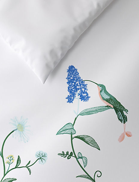 Botanical Embroidered Bedding Set | M&S