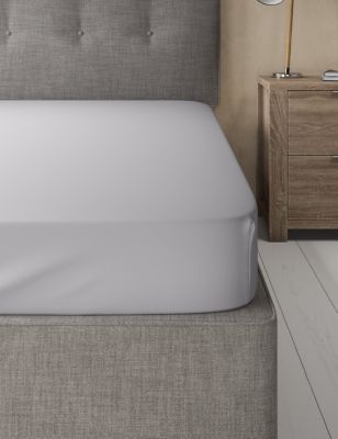 

Egyptian Cotton 400 Thread Count Sateen Fitted Sheet - Ash Grey, Ash Grey