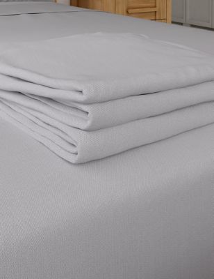 Egyptian Cotton 400 Thread Count Sateen Flat Sheet - Ash Grey, Ash Grey