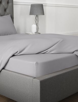 

Egyptian Cotton 400 Thread Count Deep Fitted Sheet - Ash Grey, Ash Grey