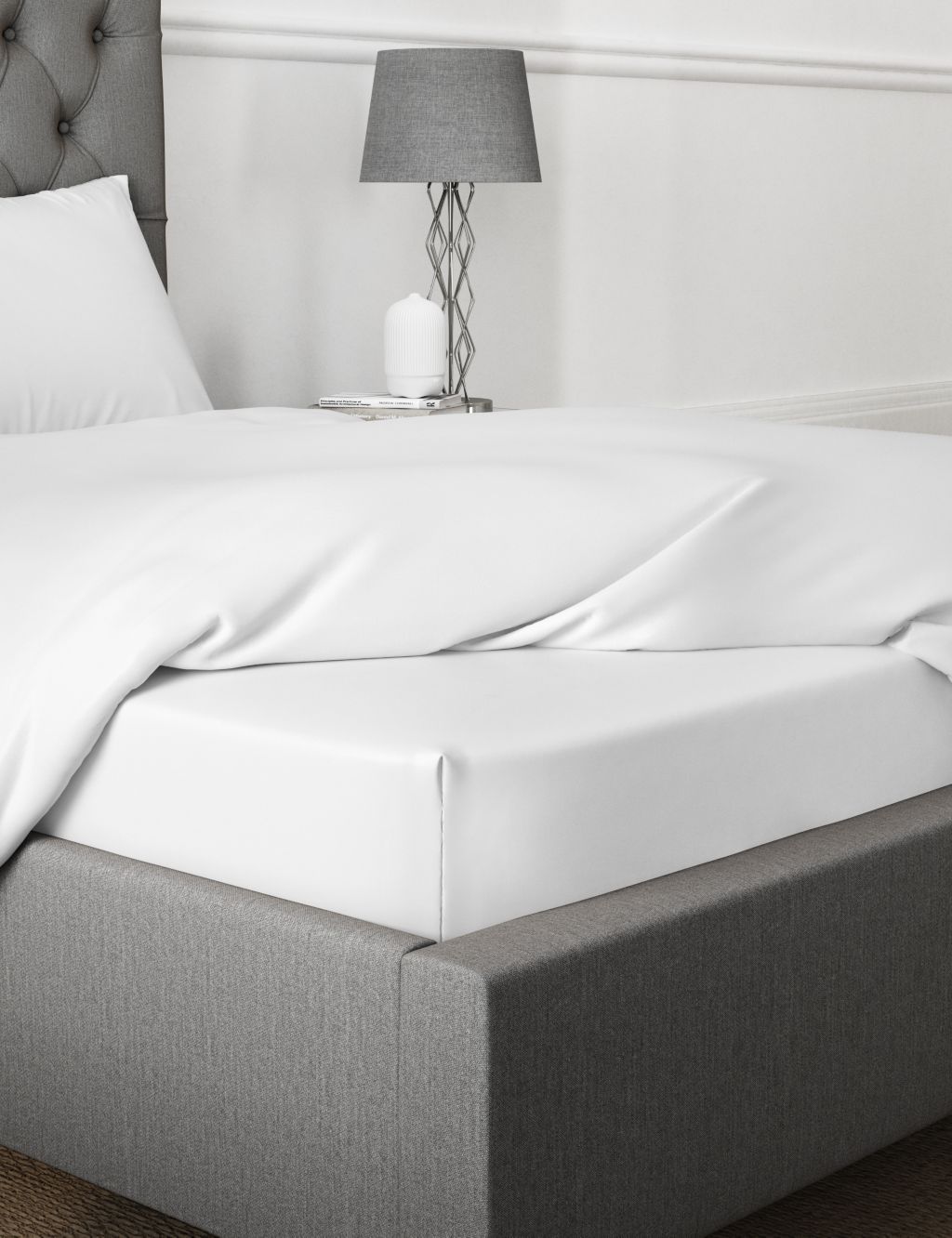 Egyptian Cotton 400 Thread Count Deep Fitted Sheet image 1