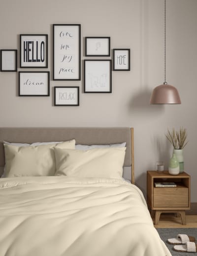 Bamboo Cotton Blend Sateen Duvet Cover