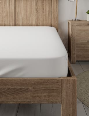 

M&S Collection Spannbettlaken aus Bambus-/Baumwollsatin - White, White