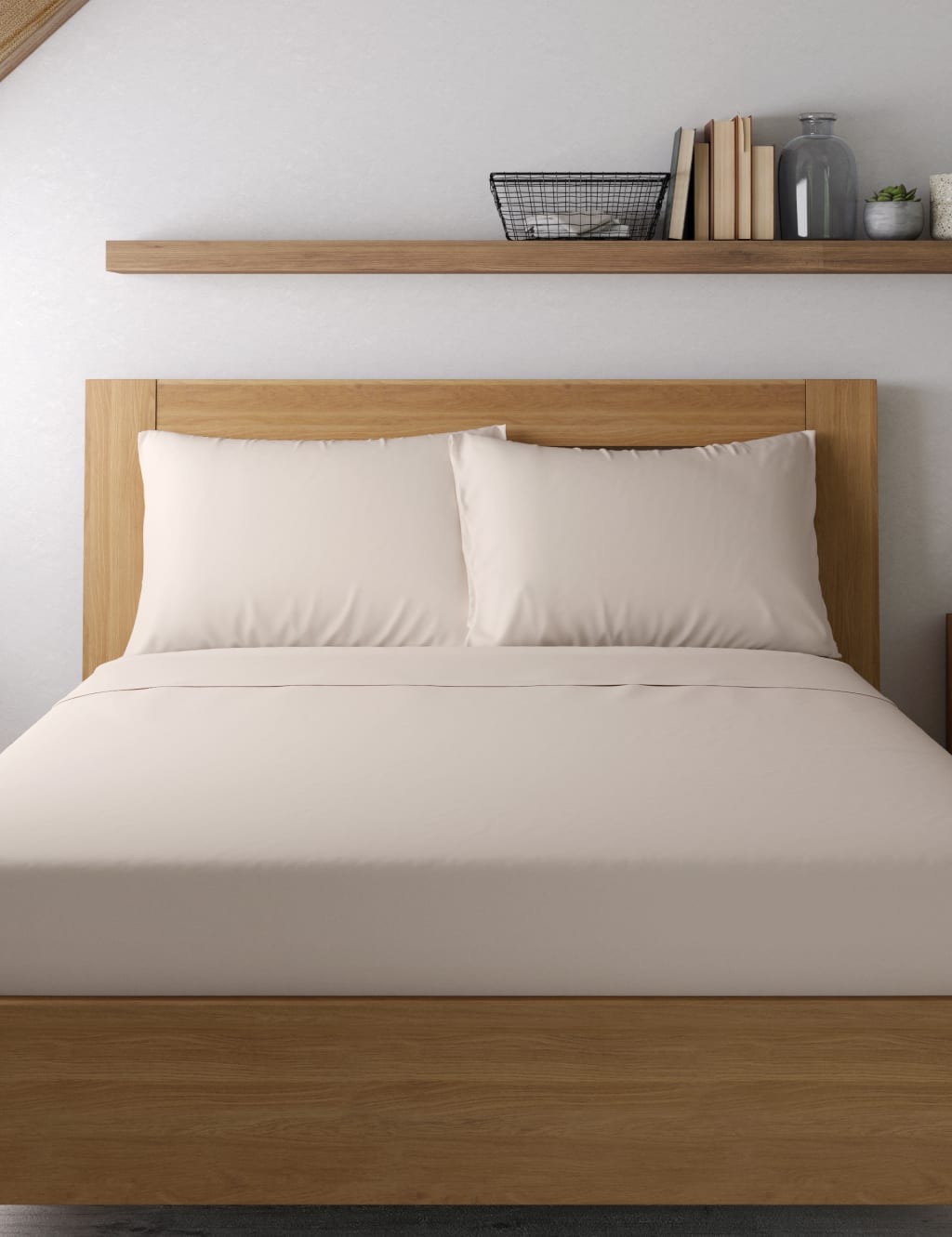 2pk Bamboo Cotton Blend Sateen Pillowcases image 1