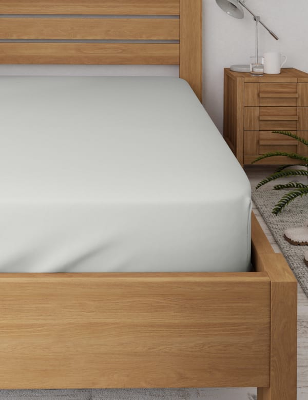 Bamboo Deep Fitted Sheet M S