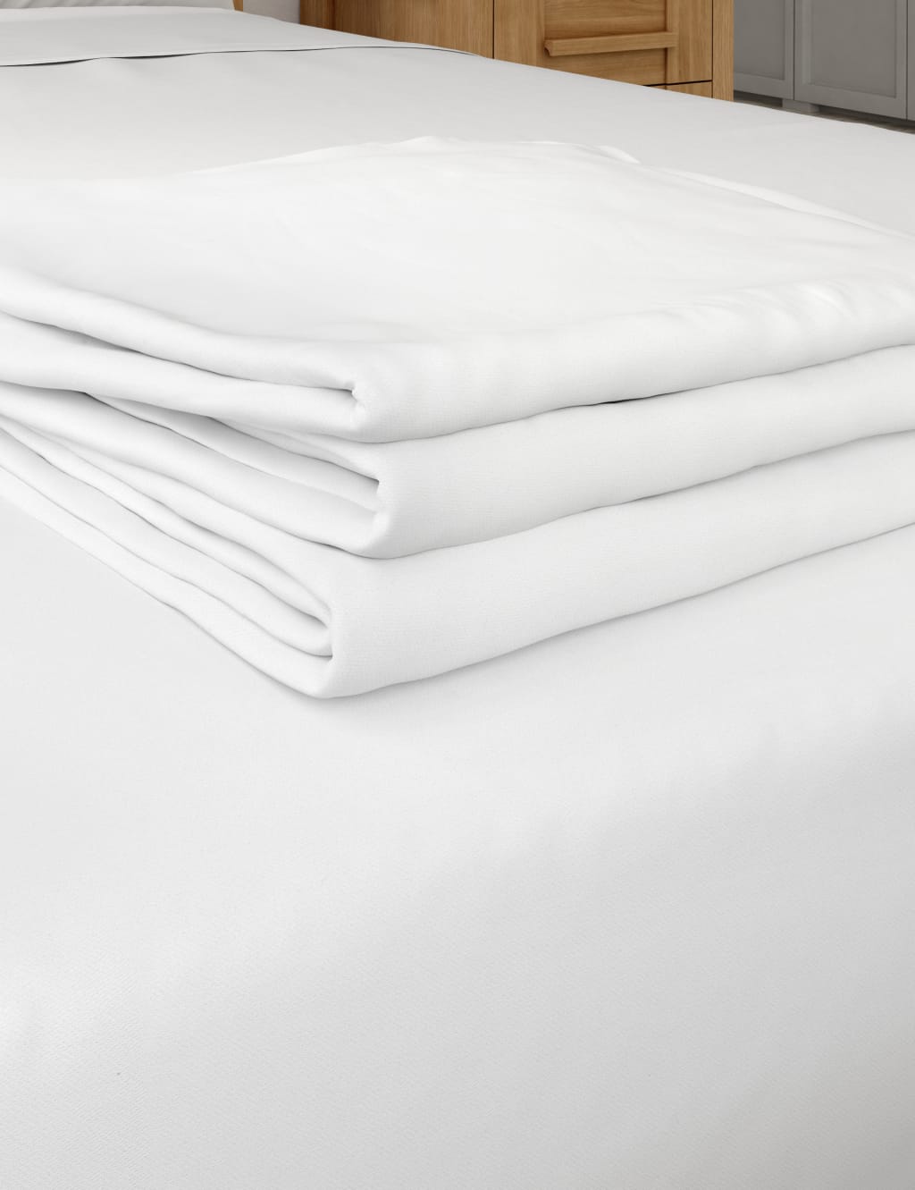Bamboo Cotton Blend Sateen Flat Sheet image 1