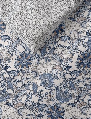 M&S Pure Cotton Floral Bedding Set