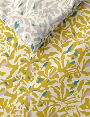 M&S Cotton Blend Floral Bedding Set