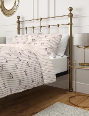 

Ropa de cama de rayas de algodón - White Mix, White Mix