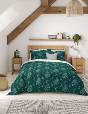 

Cotton Rich Floral Bedding Set - Teal Mix, Teal Mix