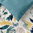 Pure Cotton Watercolour Floral Bedding Set - tealmix