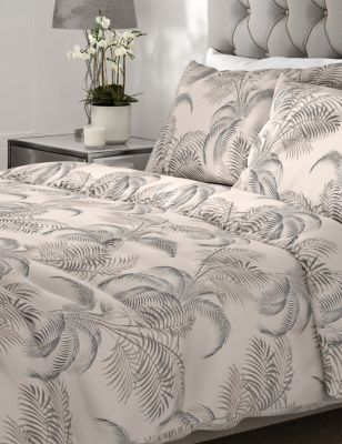 M&S Pure Cotton Palm Bedding Set