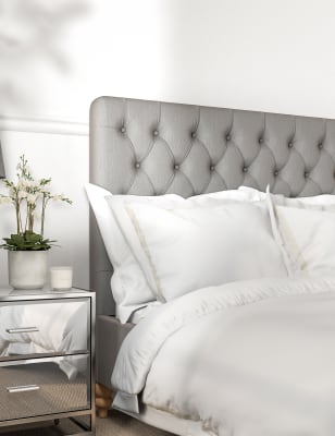 

Pure Cotton Embroidered Bedding Set - White, White
