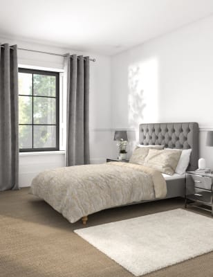 

Jacquard-Bettwäscheset mit Metallic-Marmordesign - Champagne, Champagne
