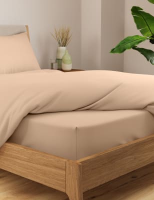 Body Sensor Body Temperature Control Deep Fitted Sheet - 5FT - Medium Beige, Medium Beige