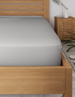 Body Sensor Body Temperature Control Extra Deep Fitted Sheet - SGL - Grey, Grey,Medium Beige,Charco