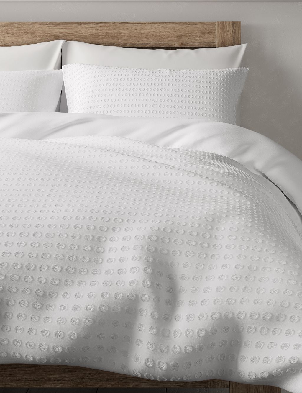 Pure Cotton Spotty Textured Bedding Set image 4