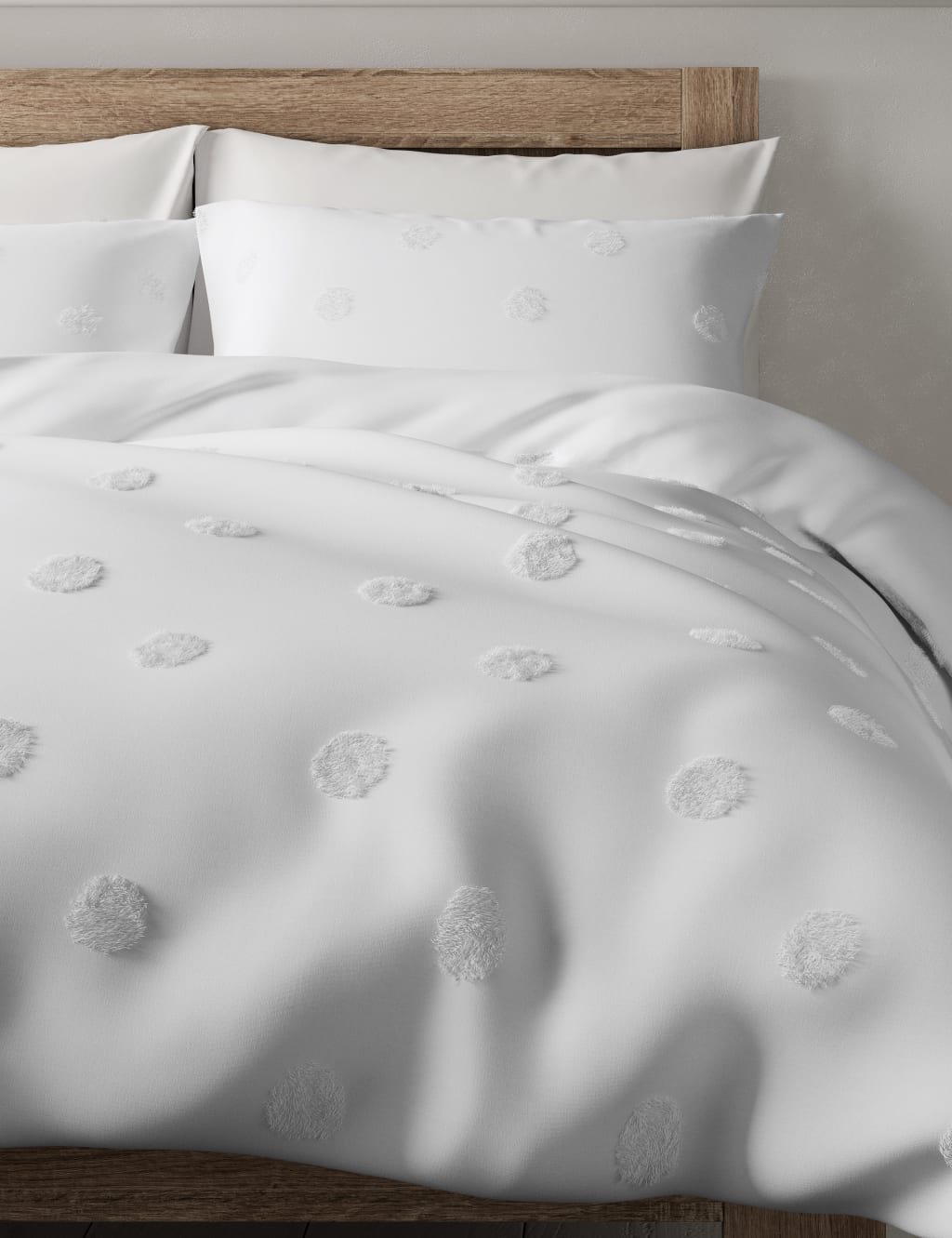 Pure Cotton Spotty Textured Bedding Set image 3