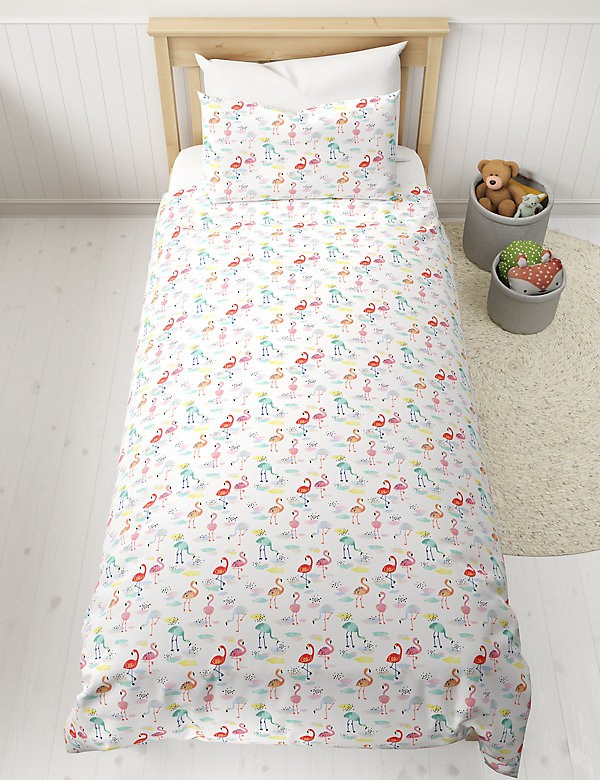 Cotton Blend Flamingo Bedding Set, Bug Duvet Cover Ikea