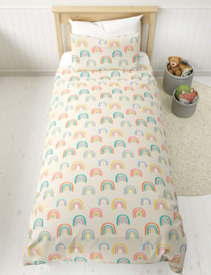 

Cotton Blend Light Up Rainbow Bedding Set - Multi, Multi