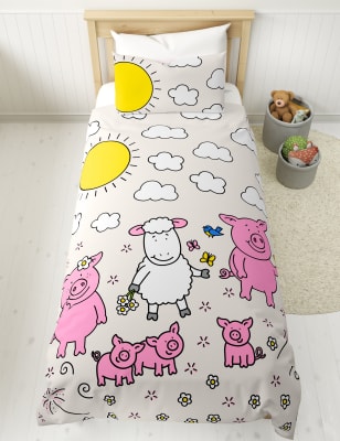 

Percy Pig™ Cotton Blend Percy Pig™ Bedding Set - Ecru Mix, Ecru Mix