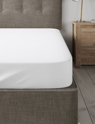 

Dreamskin® Pure Cotton Fitted Sheet - White, White