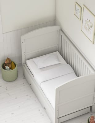 

Dreamskin® Pure Cotton Toddler Bedding Set - White, White