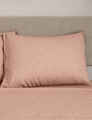 

M&S Collection Pack de 2 fundas de almohada de punto - Rosa, Rosa