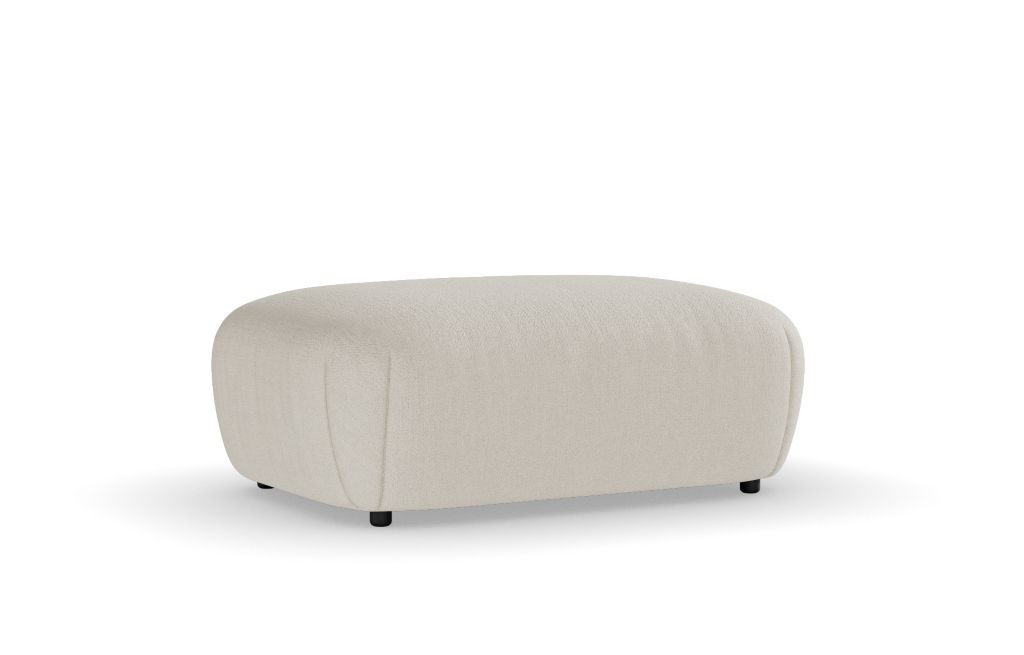 Rounded Soft Footstool
