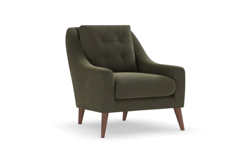 Button Accent Armchair