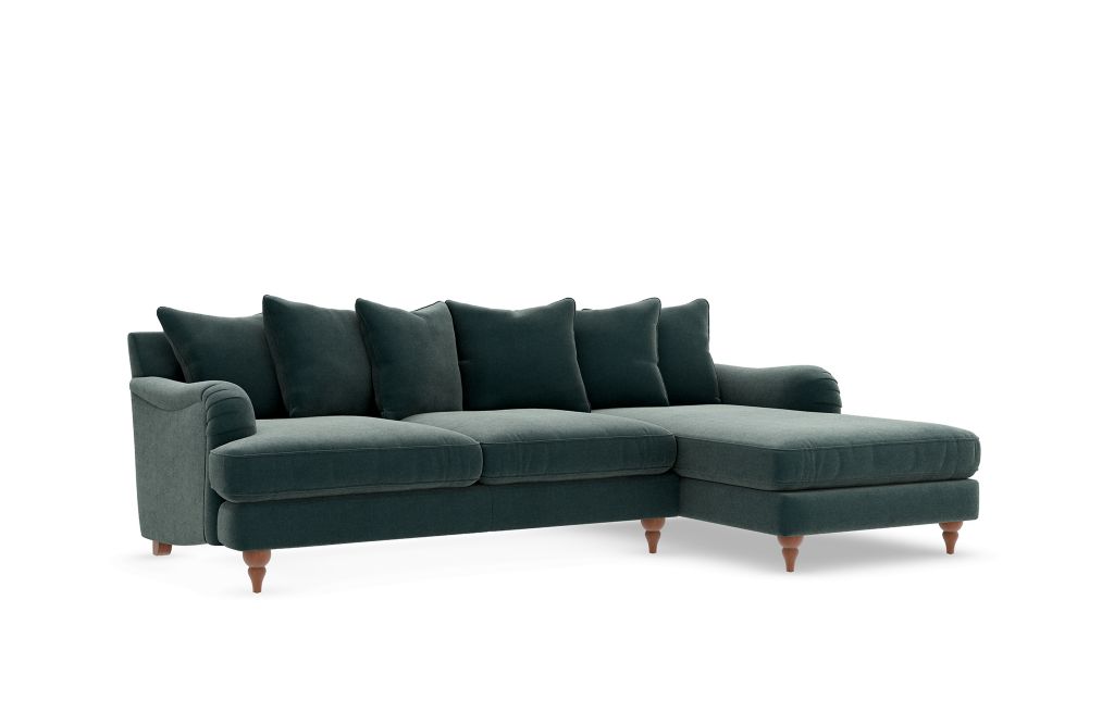 Rochester Scatterback Chaise Sofa (Right-Hand)