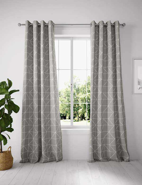 Ready Made Eyelet Curtains M S