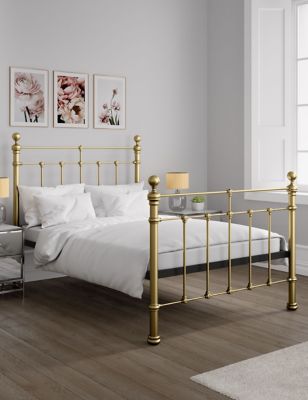 Castello Bed M S, Brass Bed Frame