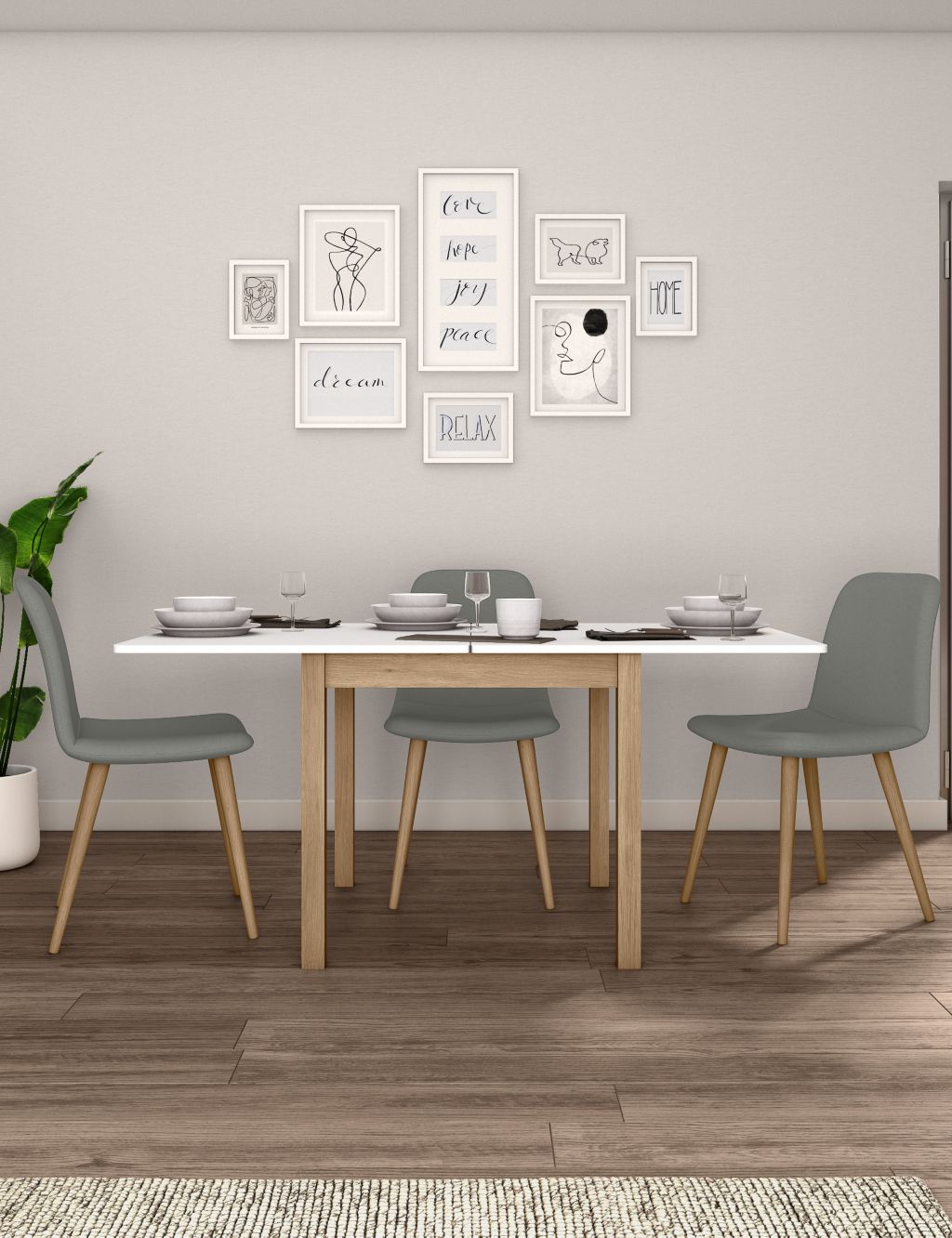 4-6 Seater Extending Dining Table image 1