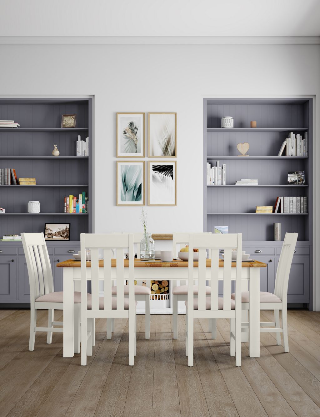 Padstow 6-8 Seater Extending Dining Table image 1
