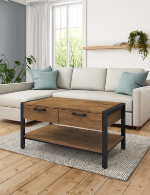 M&S Brookland Storage Coffee Table - Black Mix, Black Mix